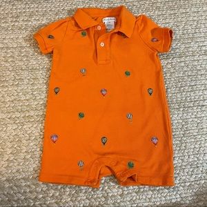 Ralph Lauren orange hot air balloon Shortall 12m